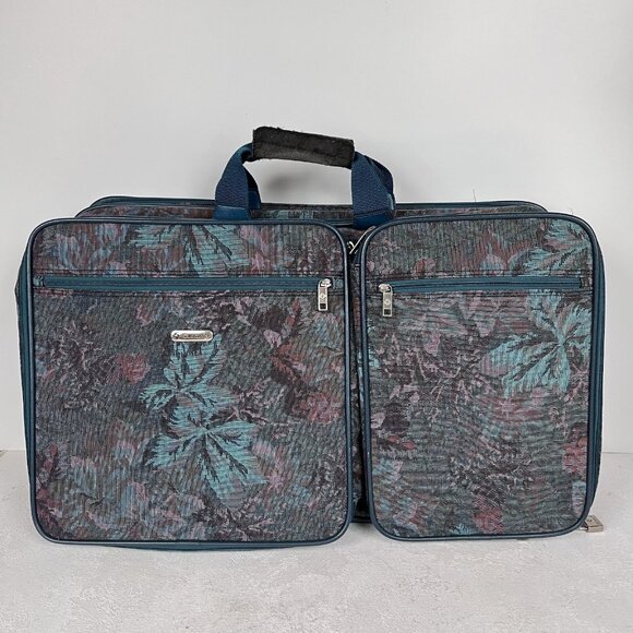 Vintage SAMSONITE PROFILE TAPESTRY (1992) Carry-On Weekender Multi Compartment - Picture 1 of 10